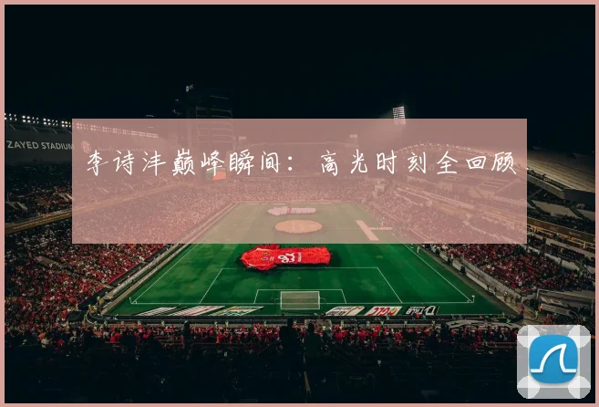 开云线上平台 - 李诗沣巅峰瞬间：高光时刻全回顾